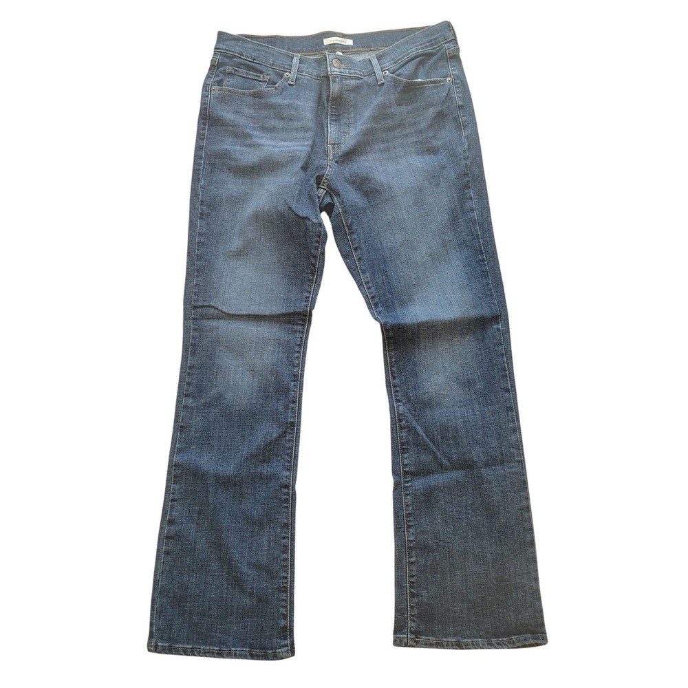 Levis Classic Bootcut Jeans‎ Womens 14M Medium Wash Denim 39252-0054 W32 L32